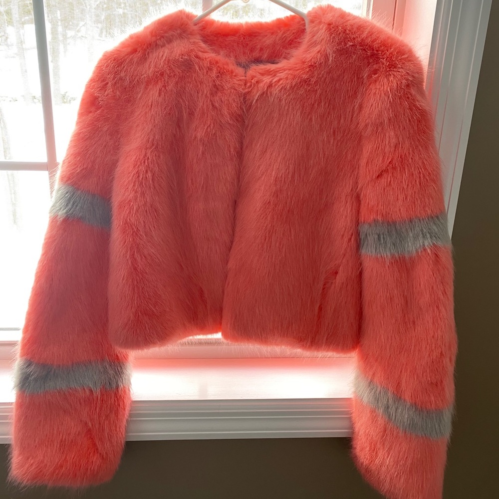 Authentic Shrimps faux fur coat